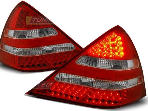 Paire De Feux Arriere Mercedes SLK R170 96 04 LED Rouge Blanc