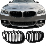 Calandre avant ABS BMW Serie 5 E60 de 2003 a 2010 Noir, sans embleme