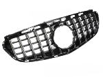 Grille calandre Mercedes classe E W212 de 2013 a 2016 Look GT Noir Chrome
