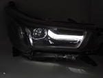 Paire de feux phares Toyota Hilux 20-24 FULL LED DRL