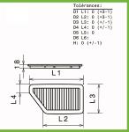 Filtre a air Green pour VW Golf 5 de 2004 a 2009 2.0L GTI-200cv