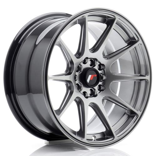 Jante JAPAN RACING JR11 16" x 8" 4x100 4x108 ET25 Hyper Black