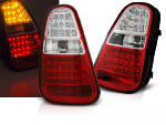 Paire de feux arriere Mini Cooper R50-R52-R53 de 2004 a 2006 LED Rouge Blanc