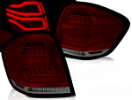 Paire de feux arriere Mercedes Classe M W164 de 2005 a 2008 FULL LED Rouge Fume