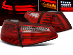 Paire de feux arriere VW Golf 7 de 2013 a 2017 Full LED rouge blanc
