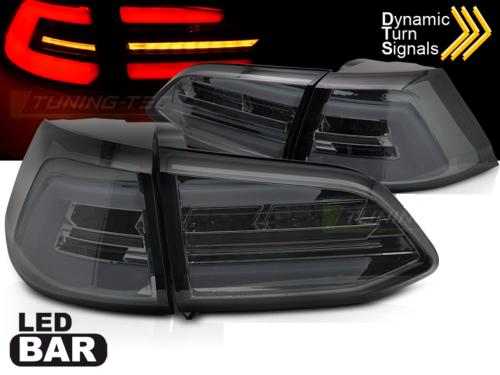 Paire de feux arriere VW Golf 7 13-17 FULL LED BAR Dyn Fume