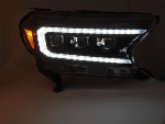 Paire de feux phares Ford Ranger de 2016 a 2022 FULL LED DRL Dyn Noir