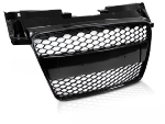 Grille de calandre pour Audi TT 8J de 2006 a 2014 Look Sport Noir brillant