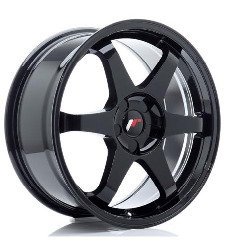 Jante JAPAN RACING JR3 18x8 ET20-45 5x100 5x120 Blank Gloss Black