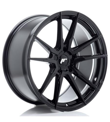 Jante JAPAN RACING JR21 20" x 10" 5x108 5x130 ET 20-48 Blank Gloss Black