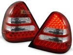 Paire de feux arriere Mercedes W202 Classe C 93-00 LED rouge blanc