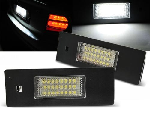 Paire feux de plaque Mini R55/R60 Led