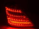 Paire feux arrière Mercedes Classe S W221 2005 a 2009 Rouge Chrome Led