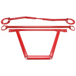 Kit de barres anti rapprochement BMW serie 3 E36 316i - 318i M40 1990 a 1993 - Acier rouge