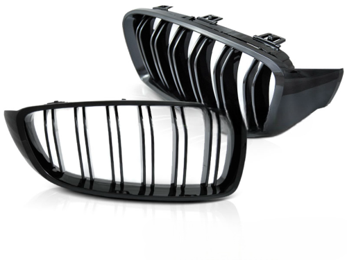 Grilles calandre BMW serie 4 F32, F33, F36 de 2013 a 2020 Look sport noir glossy