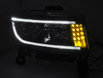 Paire de feux phares Jeep Grand Cherokee de 2014 a 2016 Tube Light Noir