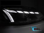 Paire de feux phares VW Golf 7 de 2017 a 2019 LED DRL Dyn Noir