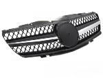 Grille calandre Mercedes SL R230 de 2001 a 2006 Noir Chrome