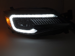 Paire Feux Phares Subaru WRX 08-14 FULL LED DRL Dyn Noir