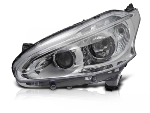 Feu phare Gauche Adaptable Peugeot 208 de 2012 a 2015 LED Chrome