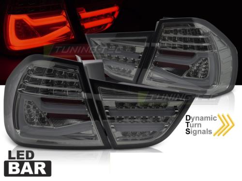 Paire de feux arriere BMW serie 3 E90 Berline 09-11 LCI FULL LED BAR Dyn Fume