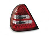 Paire de feux arriere Mercedes W202 Classe C 93-00 LED rouge blanc