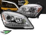 Paire de Phares Mercedes Classe ML W164 09-11 LED LTI chrome Dynamique