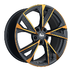 Jante Mam RS6 18x8 ET30 5/112 Matt Black Front Copper