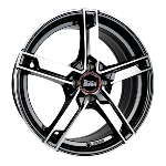 Jante Mam W4 17x7 ET35 4/100 Black Front Polish