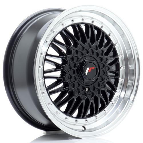 Jante JAPAN RACING JR9 17" x 7,5" 4x100/108 ET35 Gloss Black w/Machined Lip