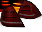 Paire de feux arriere Mercedes classe C W203 00-04 FULL LED rouge Fume