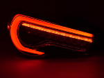 Paire de feux arriere Toyota GT86 de 2012 a 2021 FULL LED BAR Rouge Dyn