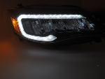 Paire Feux Phares Subaru WRX 08-14 FULL LED DRL Dyn Noir