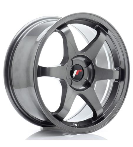 Jante JAPAN RACING JR3 17" x 8" 4x100 4x114,3 ET 20-35 Blank Gun Metal