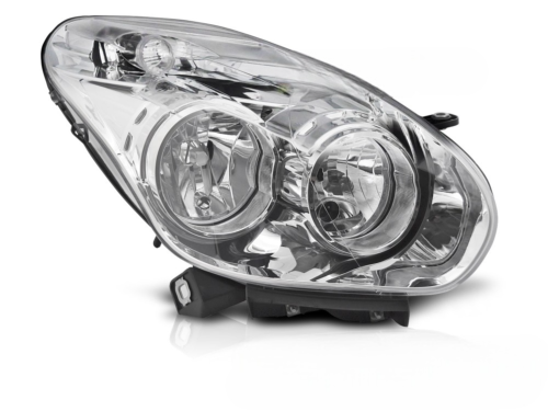 Feu phare Droit Adaptable Fiat Doblo de 2010 a 2014 Chrome Halogene