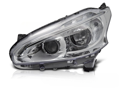 Feu phare Gauche Adaptable Peugeot 208 de 2012 a 2015 LED Chrome