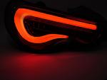 Paire de feux arriere Toyota GT86 12-21 led Bar Noir fume Rouge