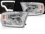 Paire de feux phares Dodge Ram 09-18 LED LTI chrome