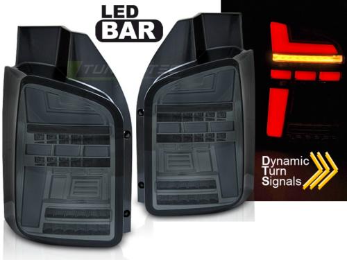 Paire de feux VW T5 10-15 FULL LED BAR DYN Fume