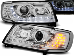 Paire de feux phares Audi 100 C4 de 1991 a 1994 Daylight LED Chrome