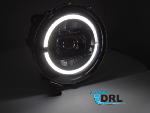 Paire de feux phares Jeep Wrangler 18-23 Full LED DRL