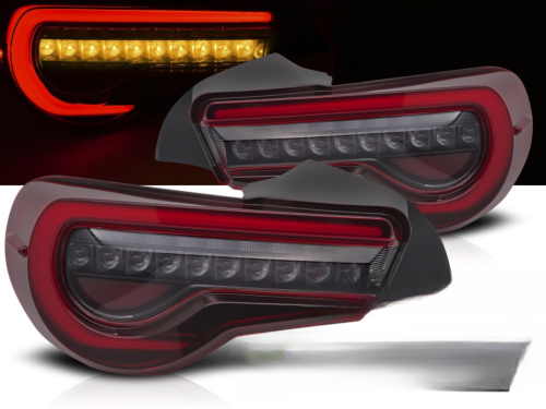 Paire de feux arriere Toyota GT86 de 2012 a 2021 FULL LED BAR Rouge Dyn