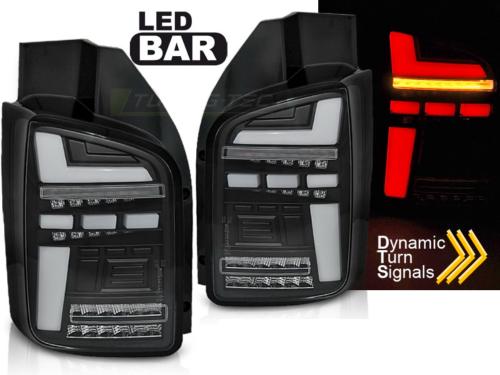 Paire de feux VW T5 10-15 FULL LED BAR DYN Noir