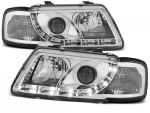 Paire de feux phares Audi A3 8L de 1996 a 2000 Daylight led chrome