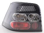 Paire de feux arrière VW Volkswagen Golf 4 1998 a 2002 Noir Led