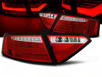 Paire de feux arriere Audi A5 de 2007 a 2011 LED BAR Rouge blanc