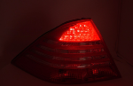 Paire de feux arriere Mercedes classe S W220 de 1998 a 2005 LED rouge blanc