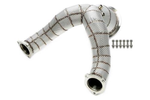 Downpipe Echappement Inox Audi S4 B9 de 2019 a 2024 - 3.0l 354cv - Cata 200 Cellules