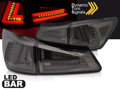 Paire de feux arriere Lexus IS II 06-13 FULL LED BAR Dyn Fume