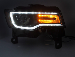 Paire de feux phares Jeep Grand Cherokee de 2016 a 2021 Full LED DRL